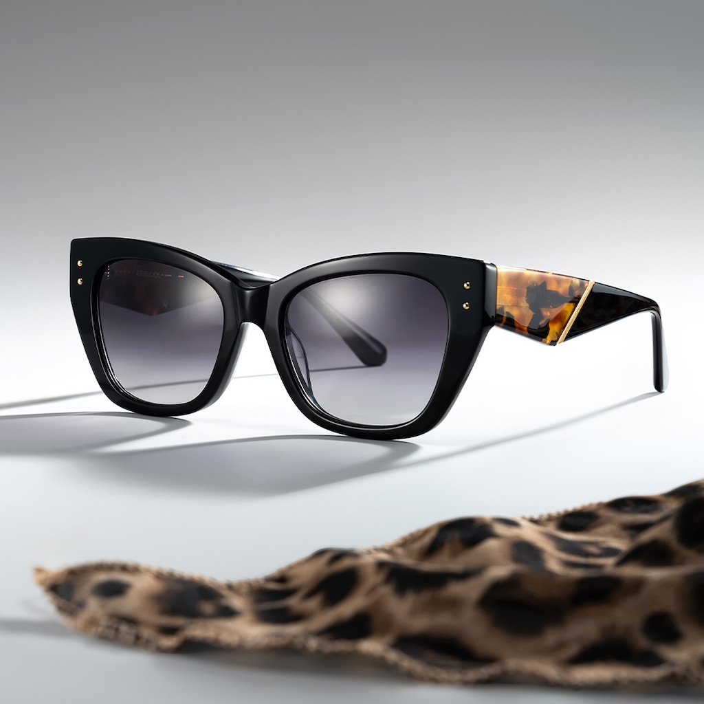 Skylar Butterfly Black Sunglasses