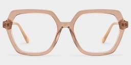 Devon Geometric Beige Glasses1