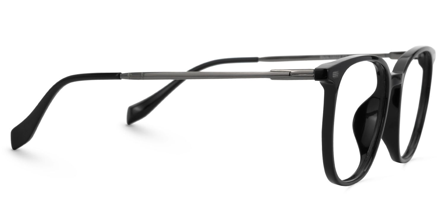 Square Valerye Black Frame Eyeglasses | Zeelool2