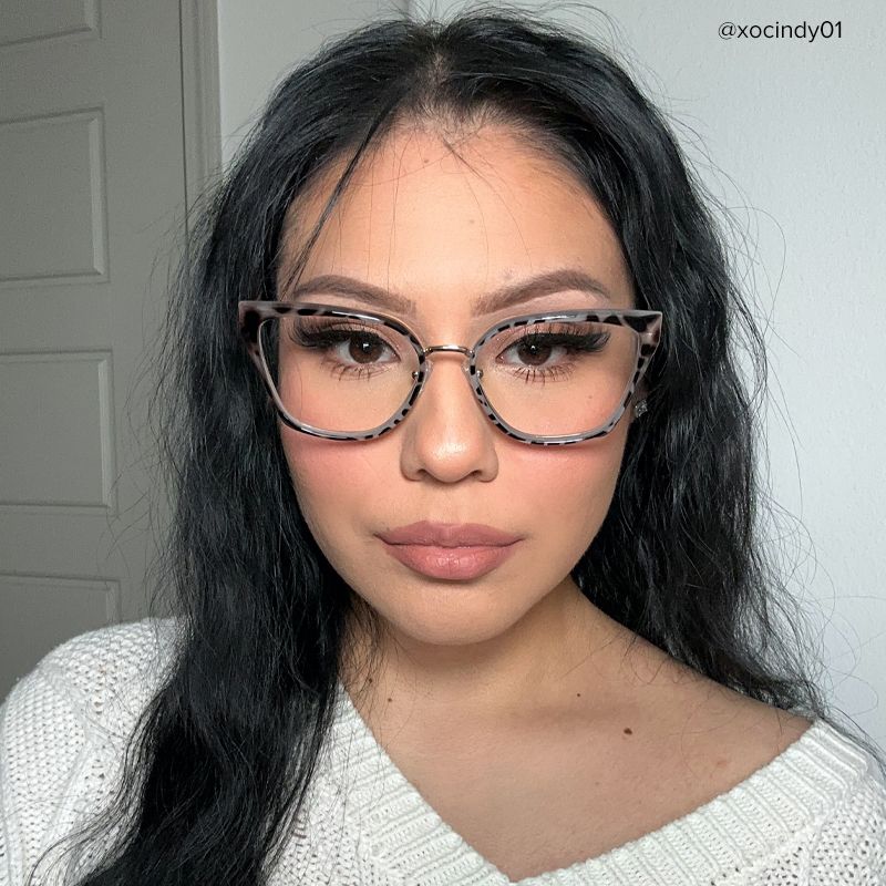 Martine Square Tortoise Glasses | Zeelool Glasses5