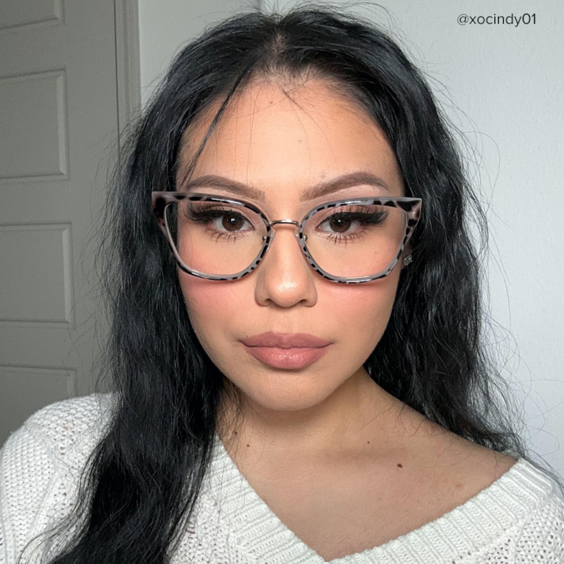 Martine Square Tortoise Glasses | Zeelool Glasses5