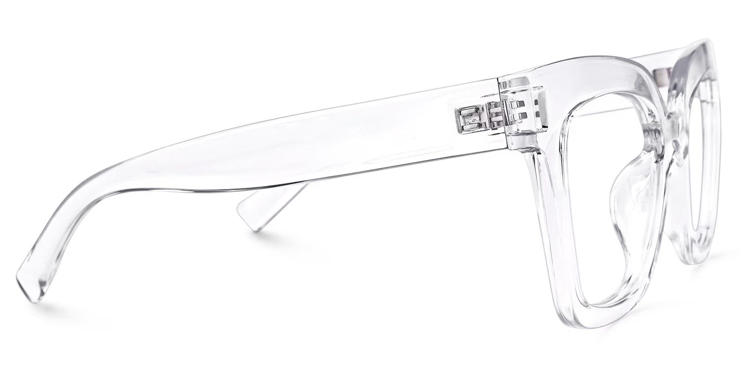 Malcolm Square Clear TR90 Frame Glasses | Zeelool2