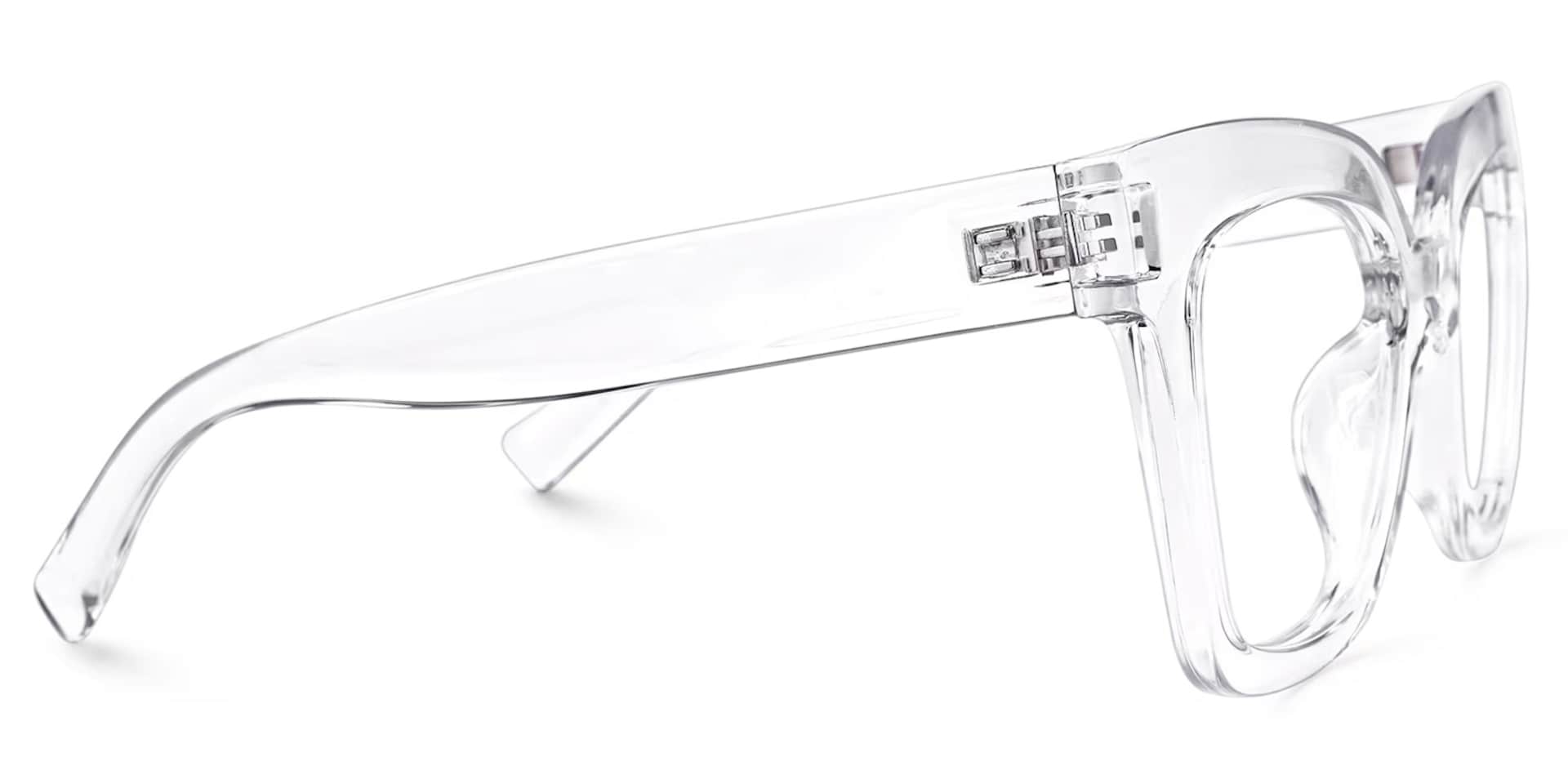 Malcolm Square Crystal TR90 Frame Glasses | Zeelool2