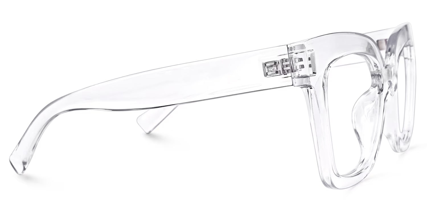 Malcolm Square Crystal TR90 Frame Glasses | Zeelool2