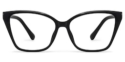 Sienna Butterfly Black Glassess0