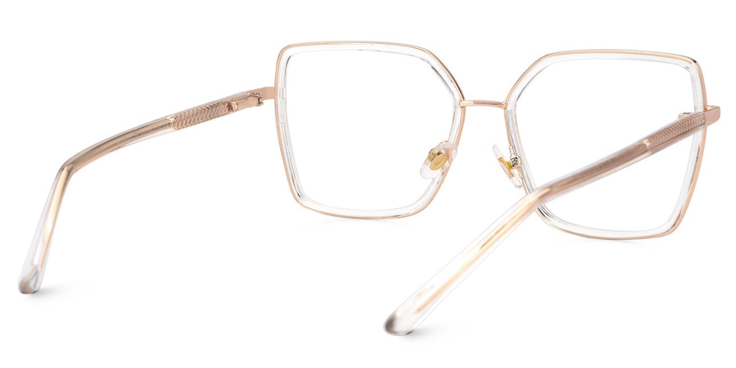 Clear Square Frame Glasses - Jill on Sale | ZEELOOL Canada3
