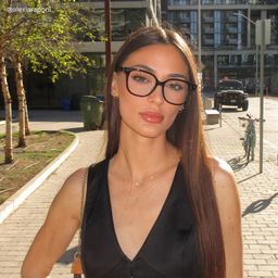 Clara Black Cat eye Glasses7