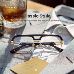 Griff Aviator Black Glasses0