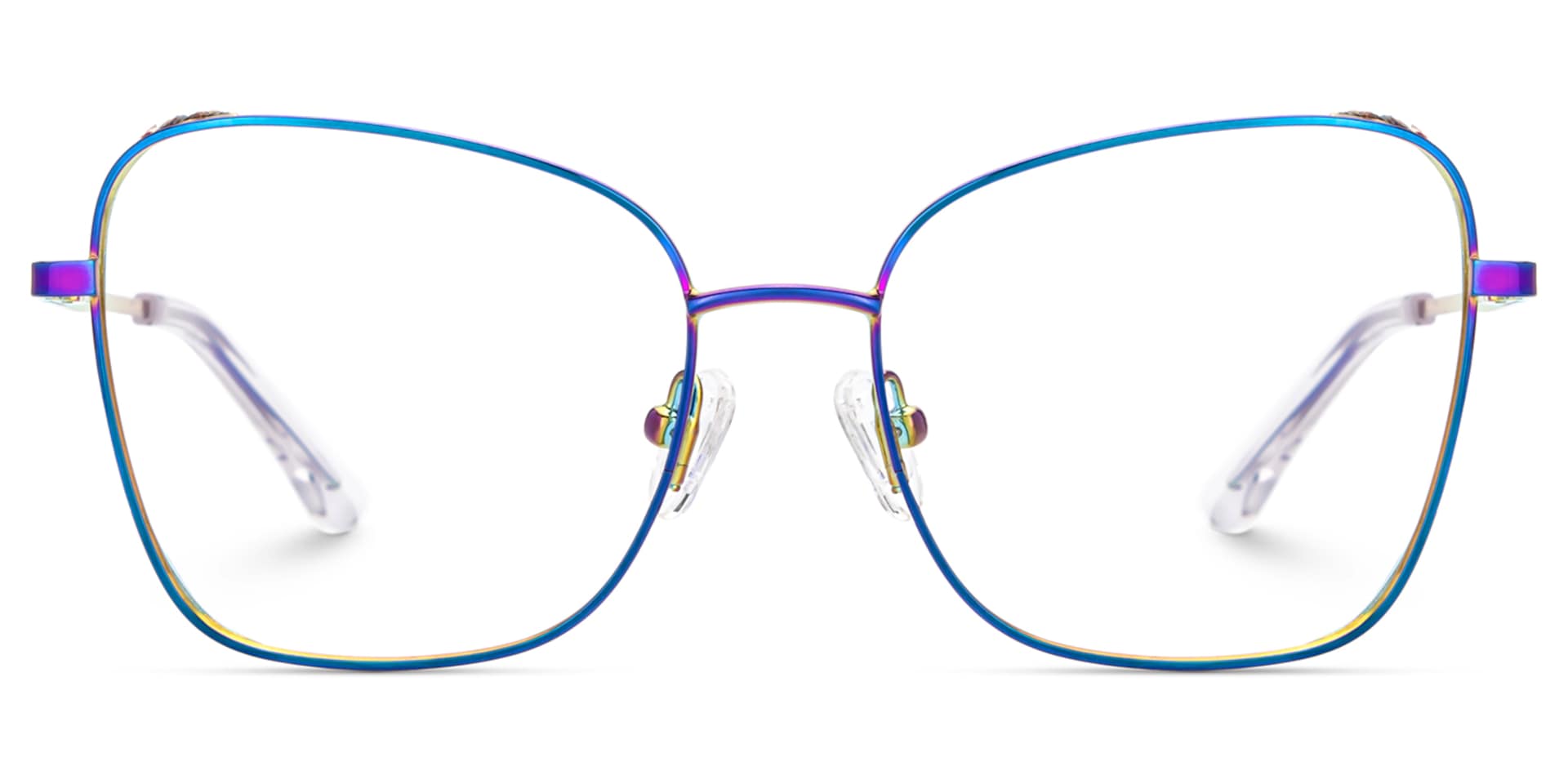 Butterfly Geek Glasses With Gillter on the Sides0
