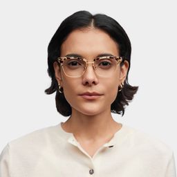 Ellis Tortoise Browline Glasses0