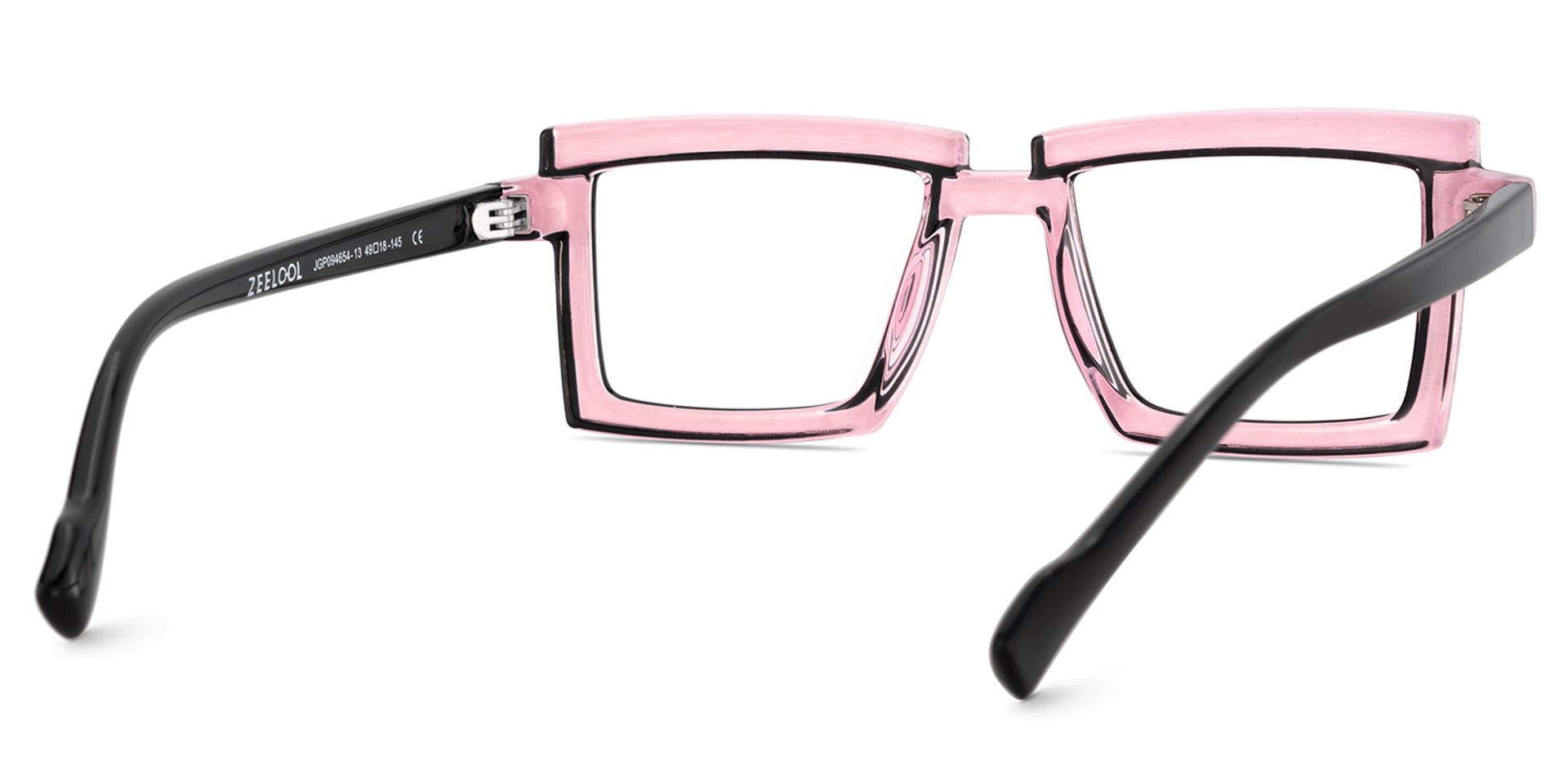 Zephyr Pink Glasses in Cyberpunk Style Eyeglasses5