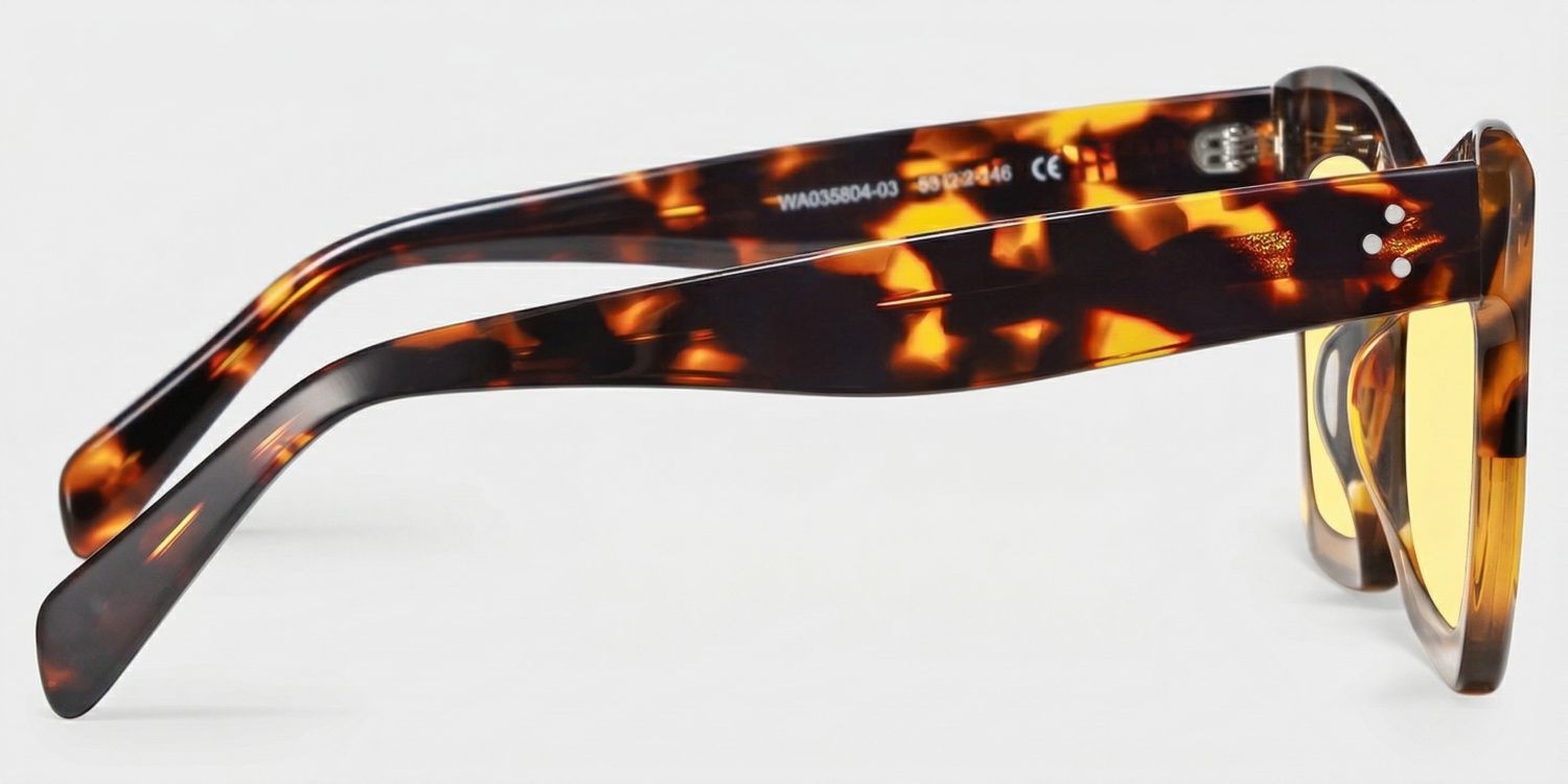 Benitez Square Tortoise Frame Glasses | Zeelool Optical3