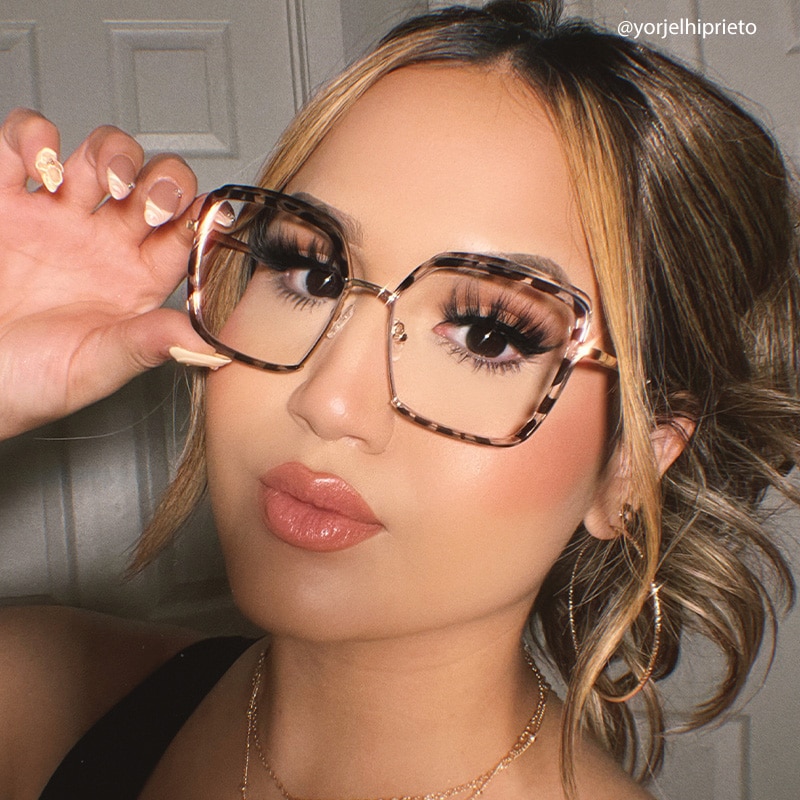 Cordaro Square Clear Tortoise Shell Glasses7