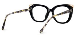 Hellena Cateye Black Glasses3