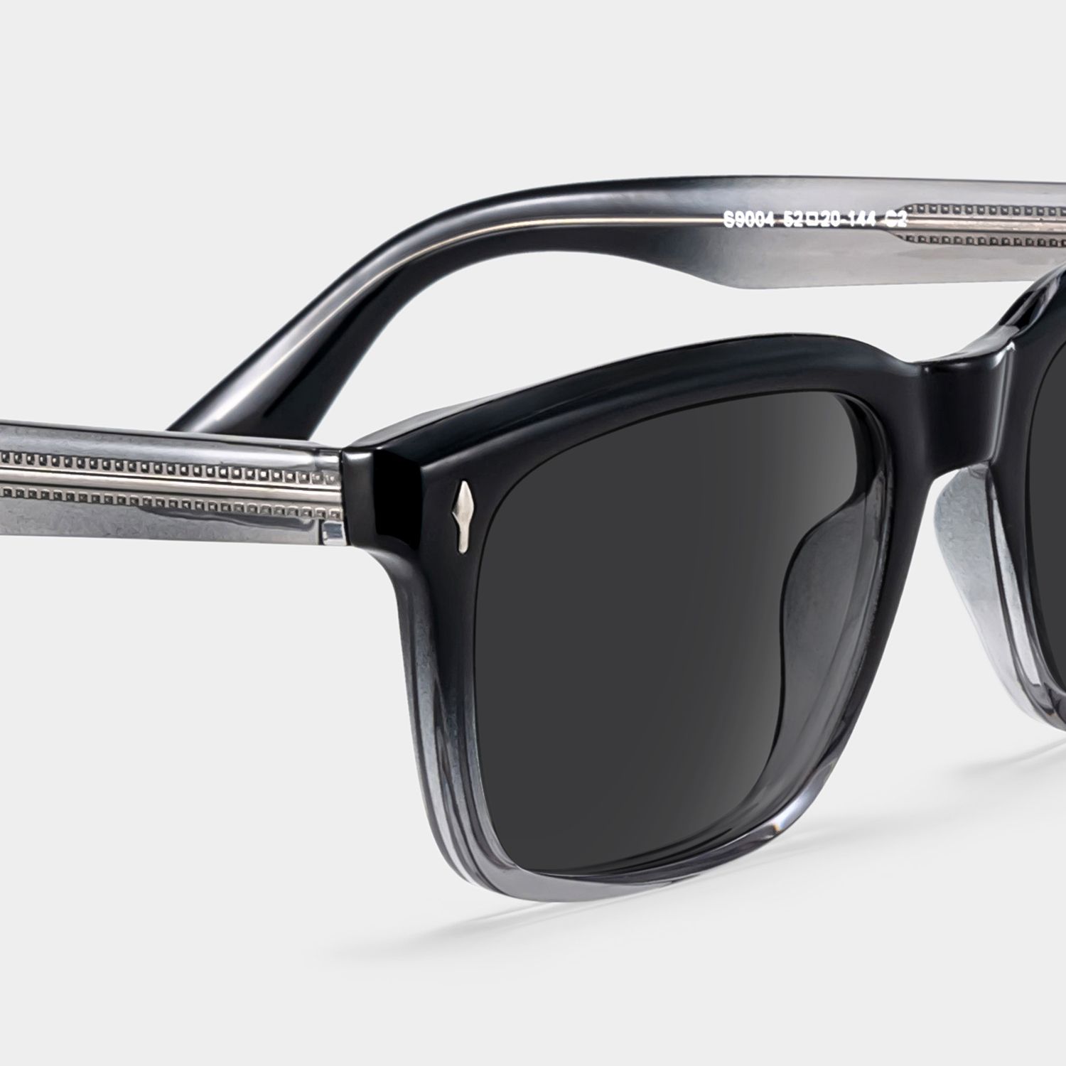 Fletcher Black Frame Glasses with Rectangle Frame Online | ZEELOOL