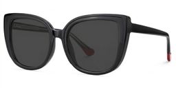 Fenn Cateye Black Glasses2