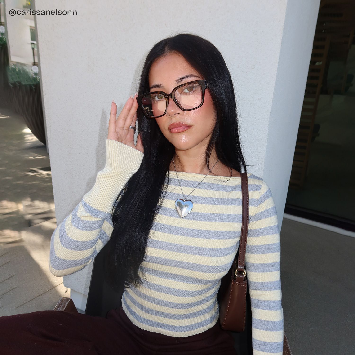 Blake Tortoise Square Glasses | Retro Campus Athleisure8