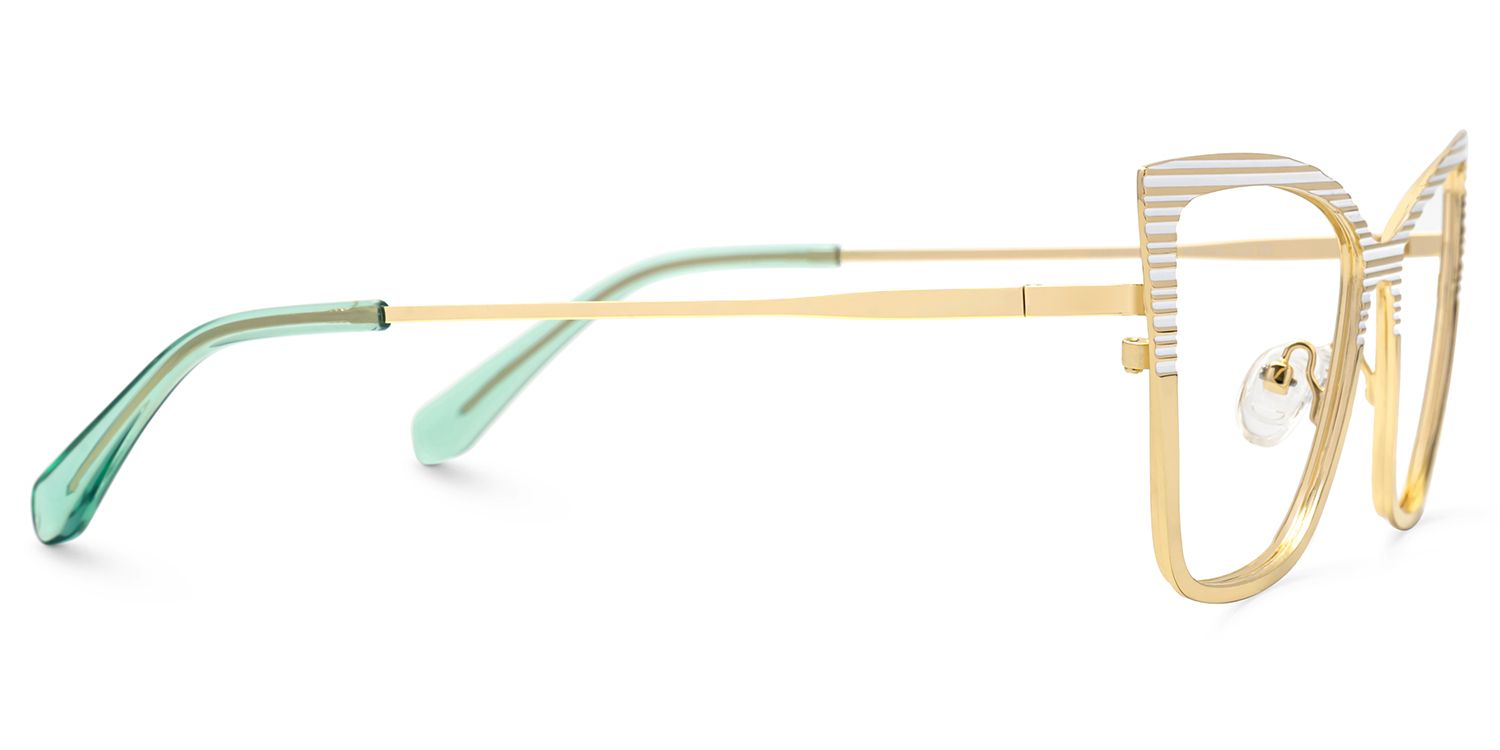 White-Brown Butterfly Frame Glasses - Jisel on Sale | Zeelool2