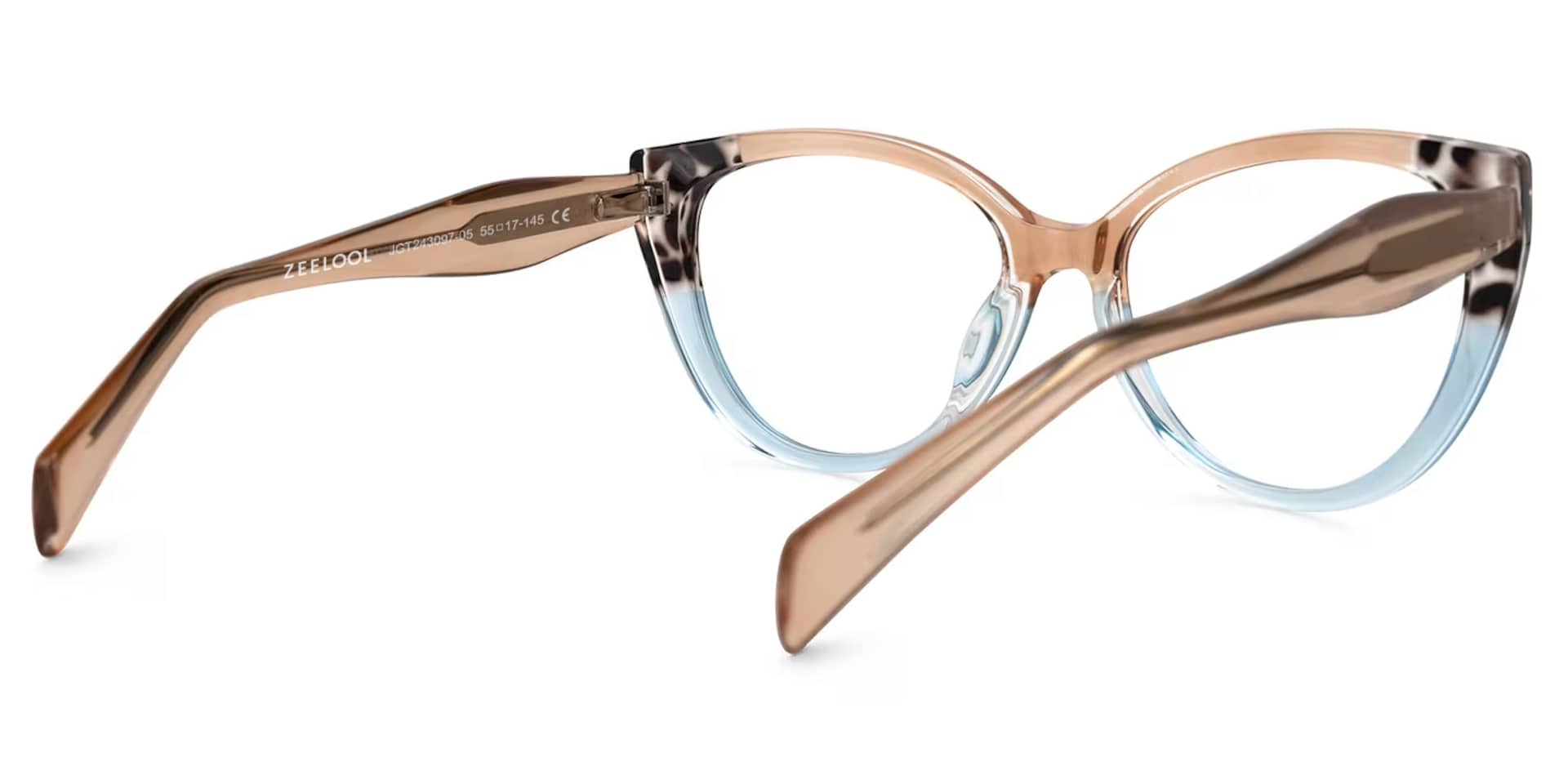 Cateye Narine Multicolor Frame Glasses Deals | Zeelool Optical3