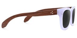 Diana Rectangle Light Purple Sunglasses2