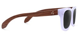 Diana Rectangle Light Purple Sunglasses2