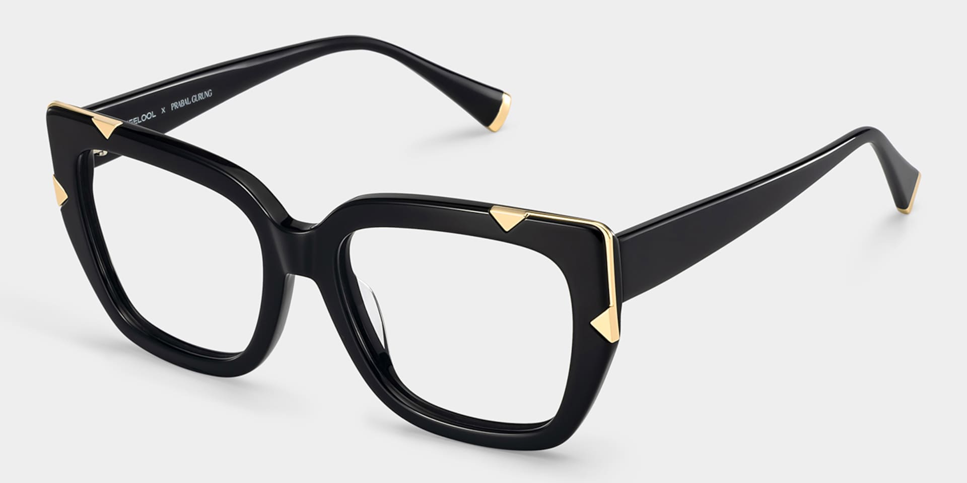 Grace Black Butterfly Frame Glasses | ZEELOOL x Prabal Gurung3