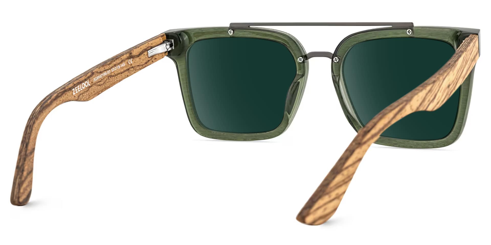 Men's Aviator Eyeglasses Frames With Green Color4