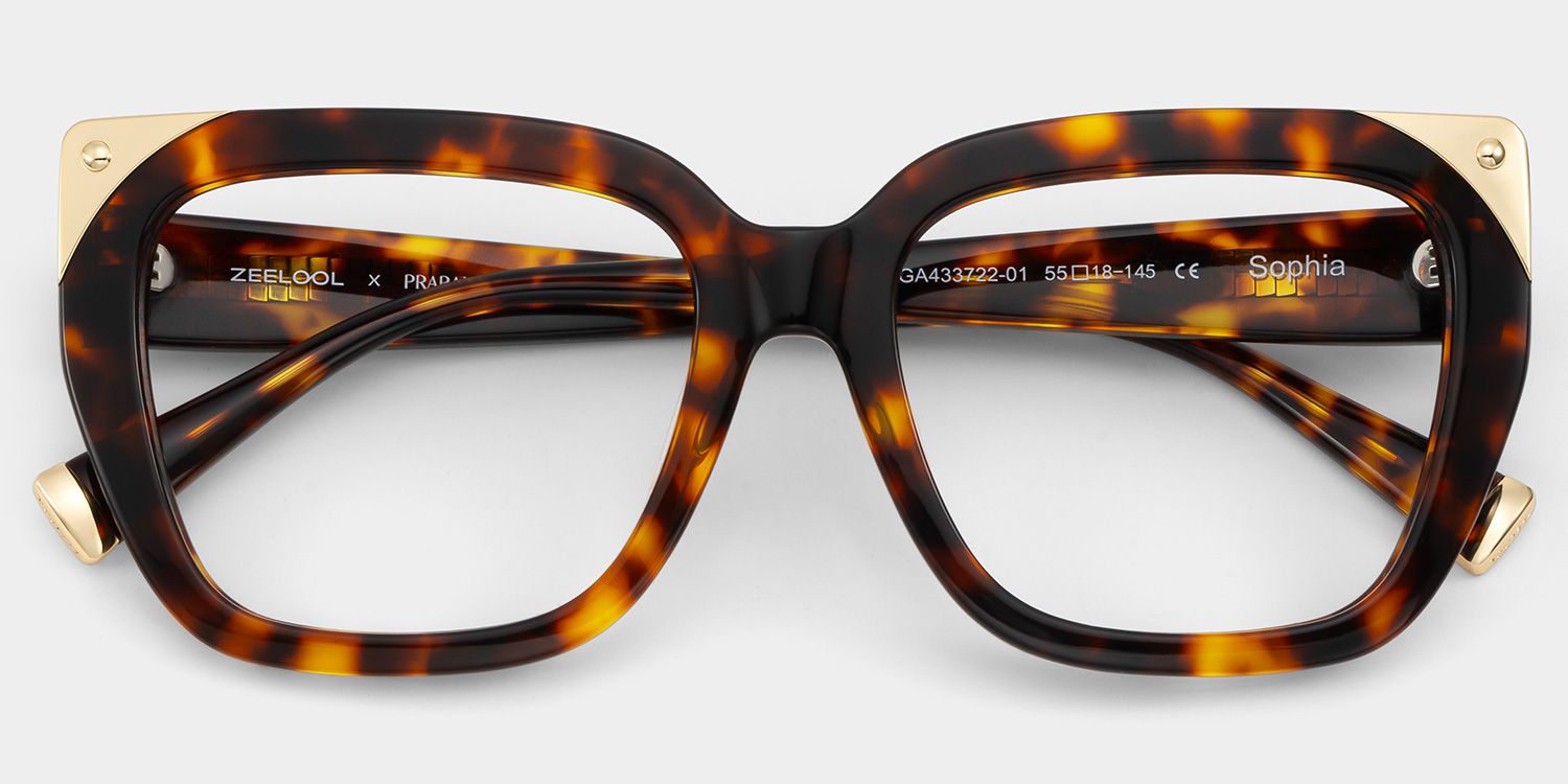 Sophia Tortoise Butterfly Acetate Glasses | ZEELOOL x Prabal Gurung2