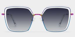 Cordaro Clear Square Sunglasses0