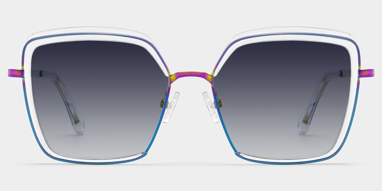 Cordaro Clear Square Sunglasses