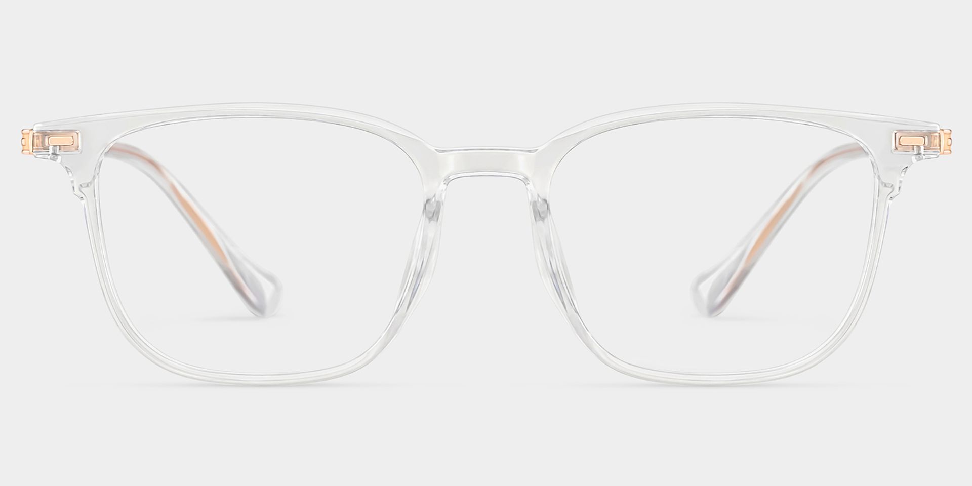 William Rectangle Transparent Glasses Frames for Men | ZEELOOL0