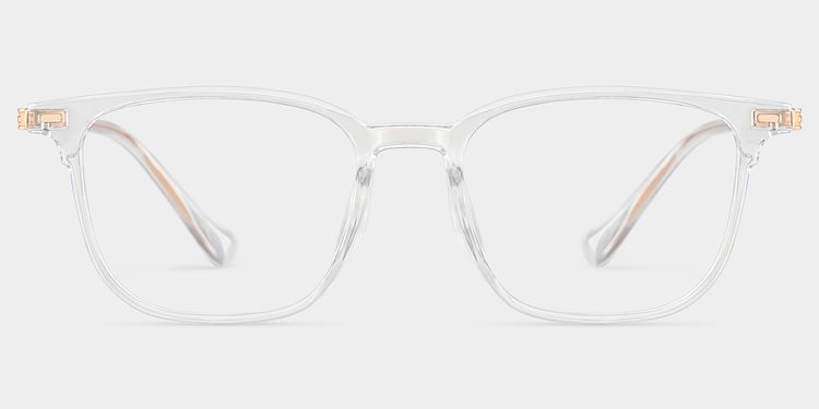 William Rectangle Clear Glasses
