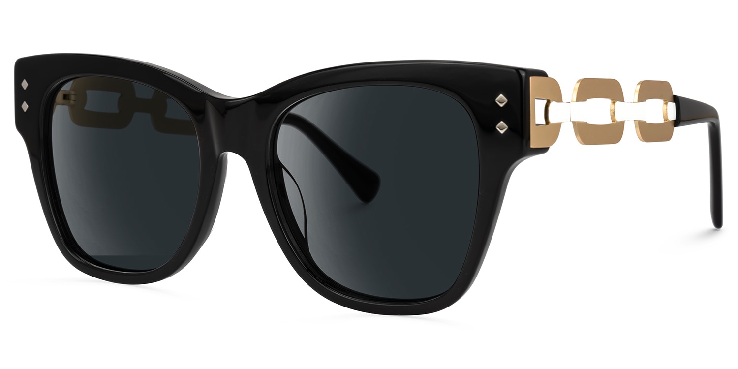 サングラス ^ONE BRILLIANT^ TaigaOB301Black Taiga-OB301-Black Sunglasses Blackfin black/gunmetal gray | Blackfin Zen Round