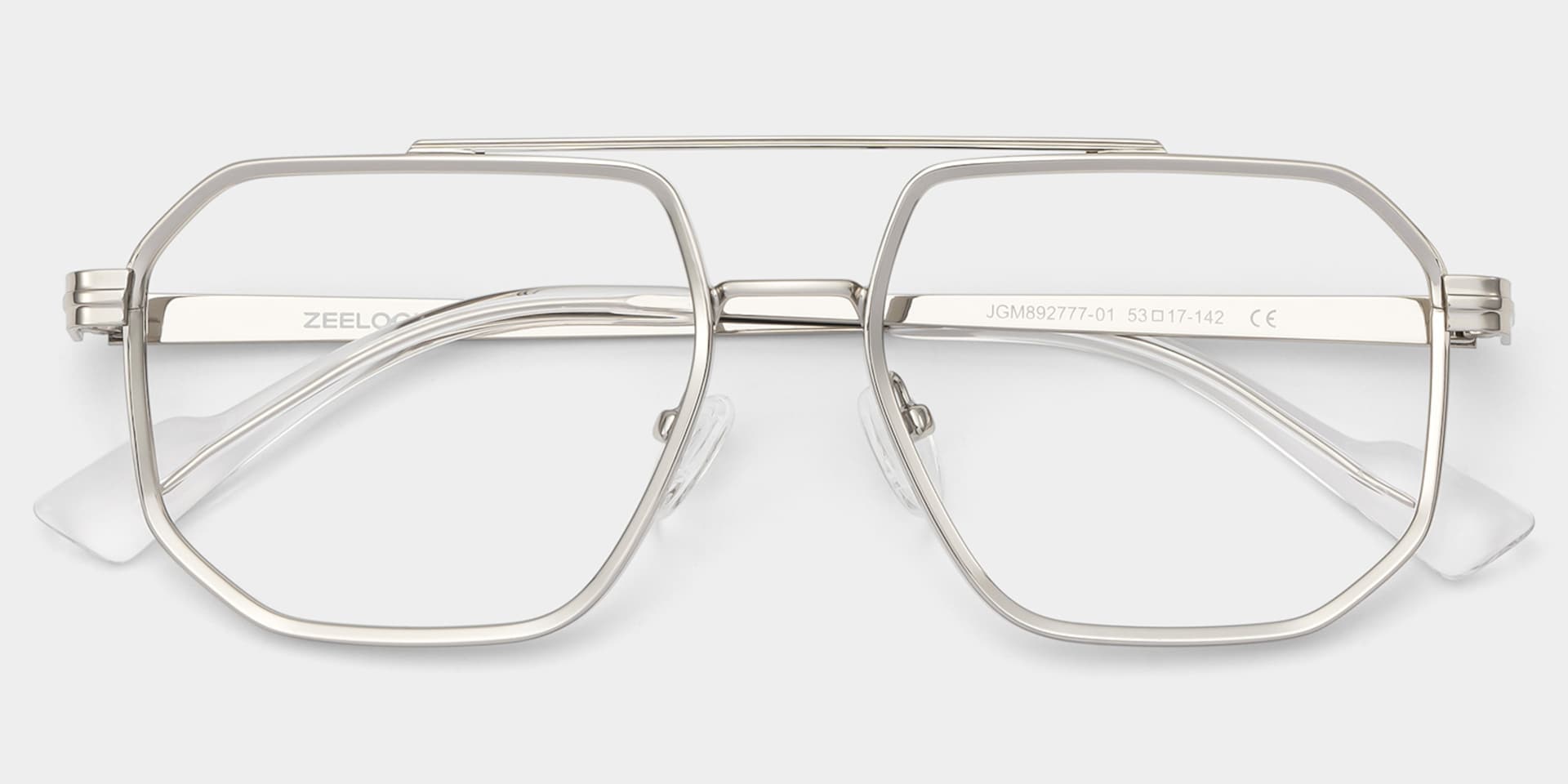 Autumn silver aviator glasses Frame Glasses Online | ZEELOOL2