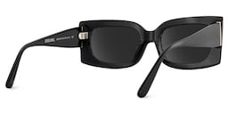 Orduno Rectangle Gray Leopard Sunglasses4