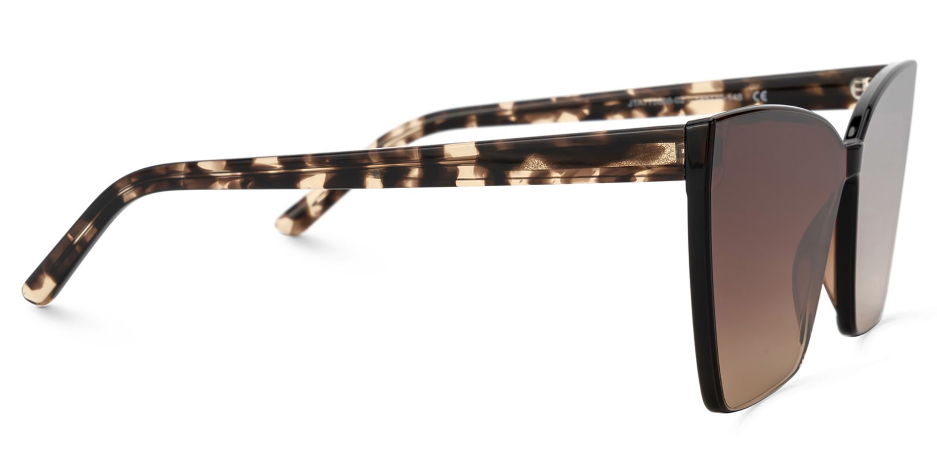 Liliane - Square Brown Frame Sunglasses2