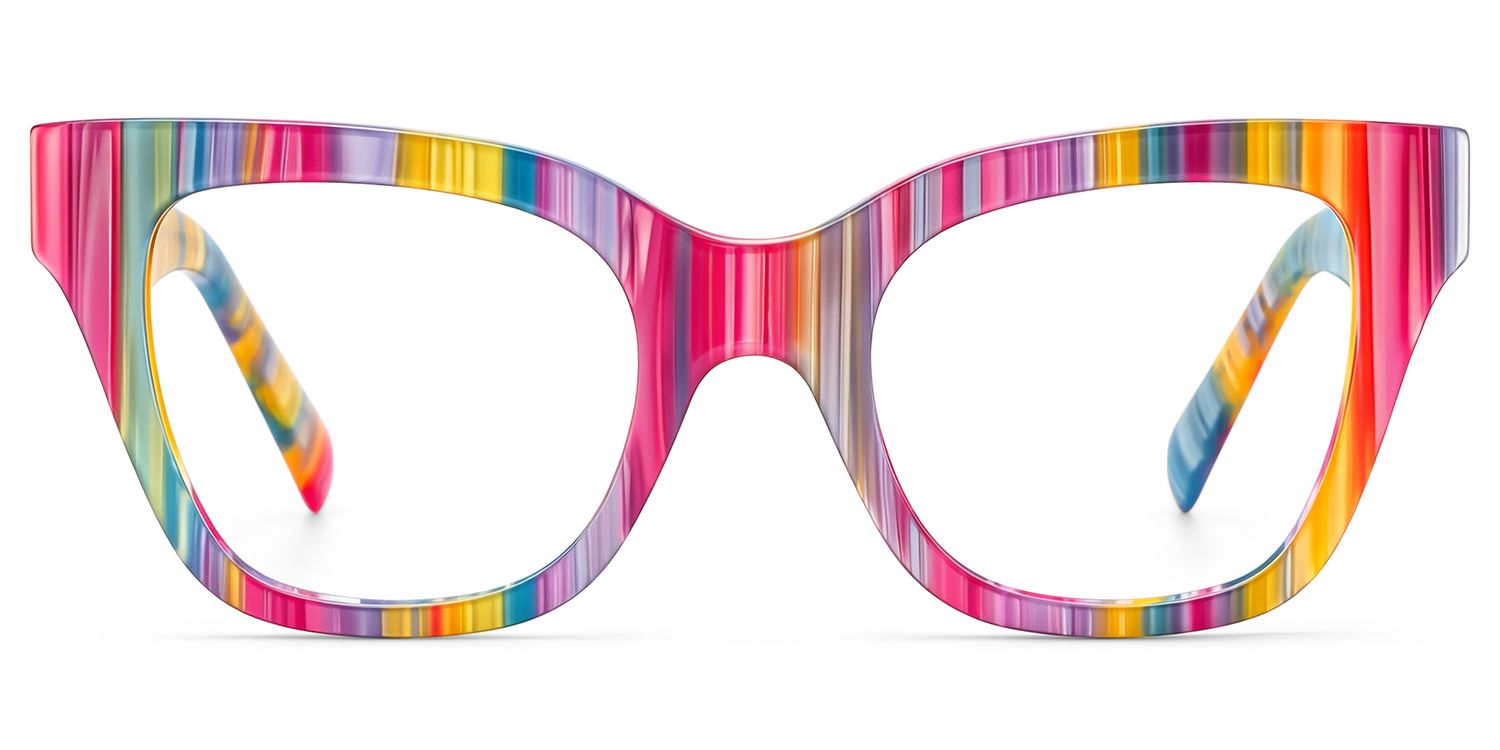 Nereyda Candy Color Eyeglasses Skittles for Women | ZEELOOL