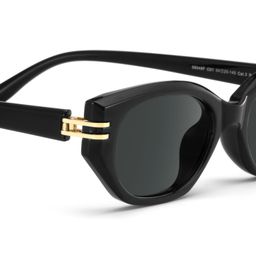 Lagoona Cat Eye Black Sunglasses4