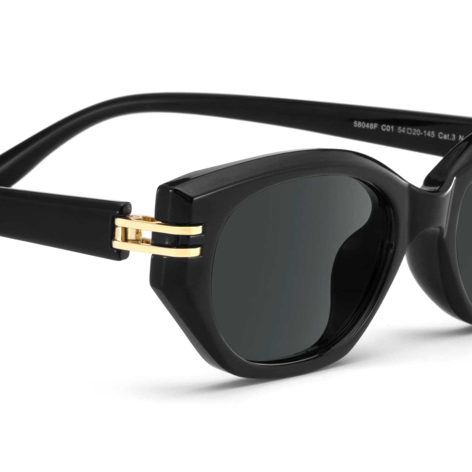 Lagoona Cat Eye Black Sunglasses4