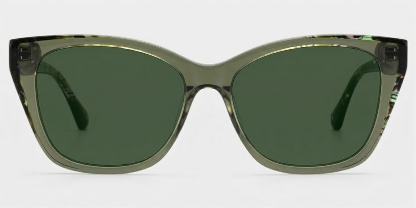 Maple Green Butterfly Glasses