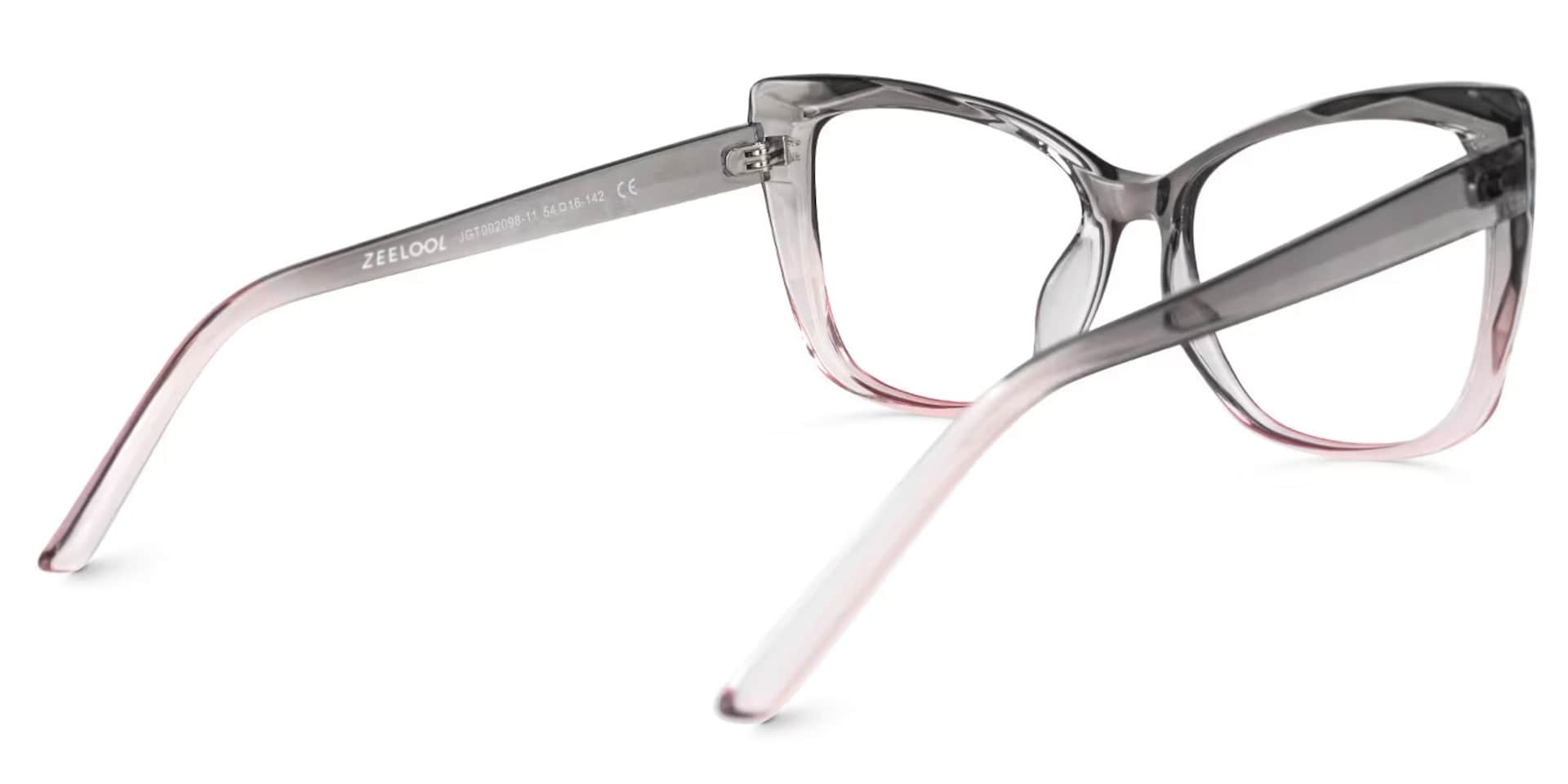 Square Farris Pink Glasses deals -Zeelool Glasses3