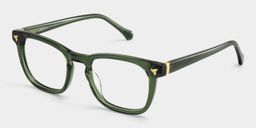 Heather Square Green Glasses3