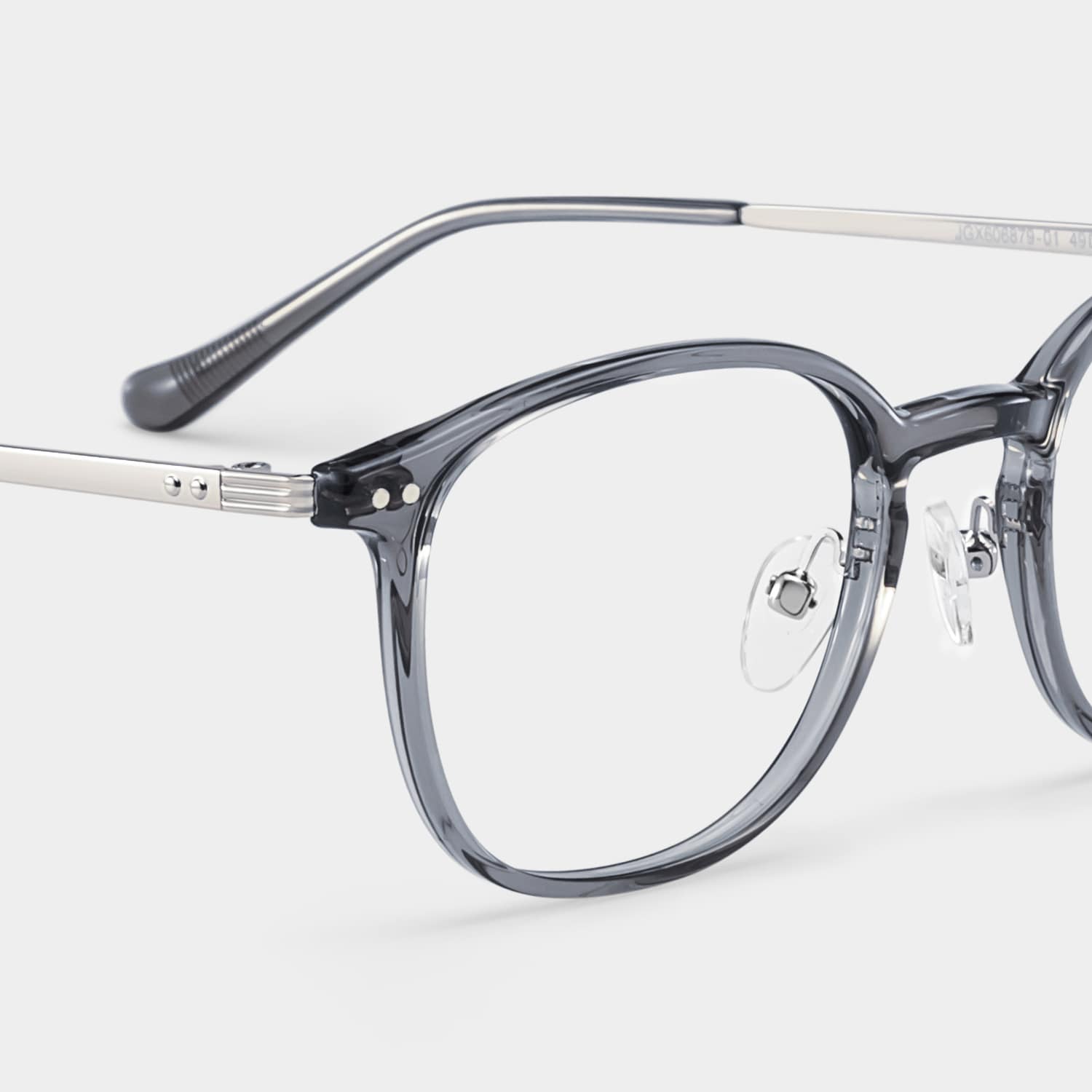 Mira Oval Gray Glasses5