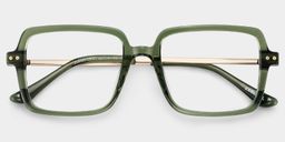 Asher Green Rectangle Glasses2