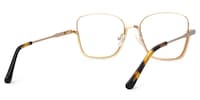 Malidy Square Gold Glasses3