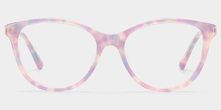 Eli Purple Round Glasses