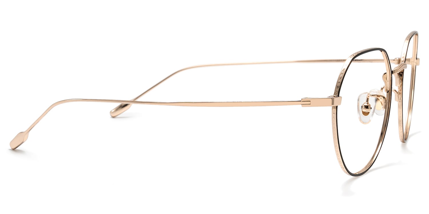 Round Titanium Eyeglasses Frames2