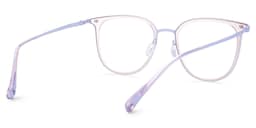 Gilliane Round Purple Glasses3
