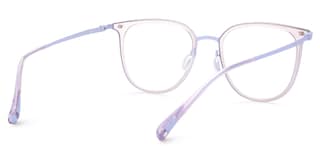 Gilliane Round Purple Glasses3