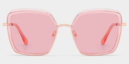 Cordaro Square Pink Glasses0